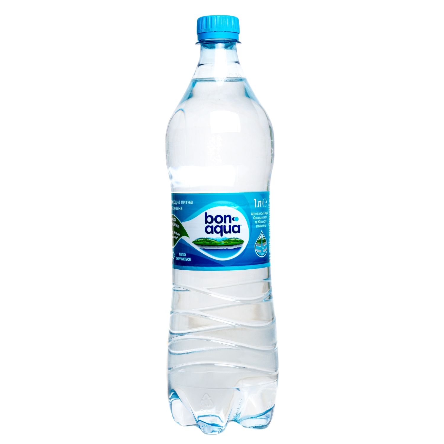 Вода питна BONAQUA, негазована, 1 л